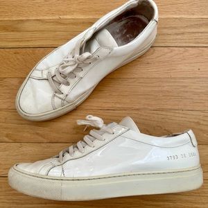 Common Projects Achilles low white gloss sz 38